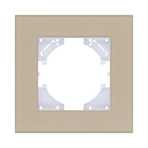 Рамка 1-постовая, стекло золотой Kollinger Reflex MG RM1GD