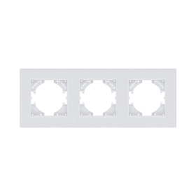 Рамка 3-постовая, белый Kollinger Eleganz Plex EP3WH