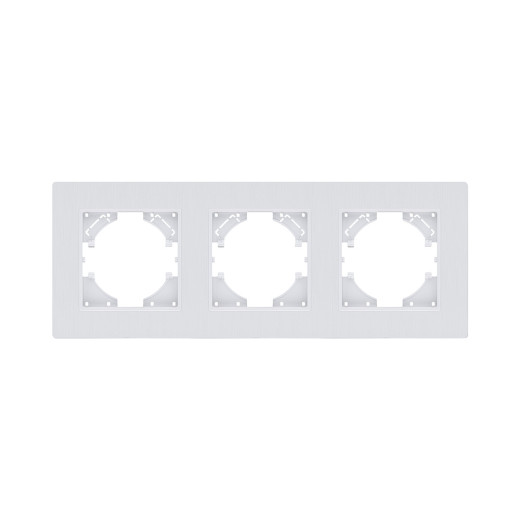 Рамка 3-постовая, белый Kollinger Eleganz Plex EP3WH