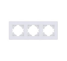 Рамка 3-постовая, белый Kollinger Eleganz Acryl EA3WH