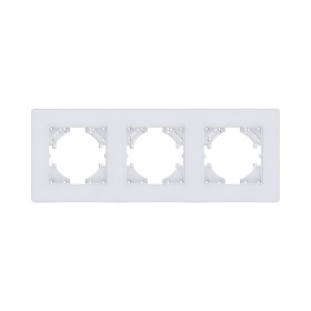 Рамка 3-постовая, белый Kollinger Eleganz Acryl EA3WH
