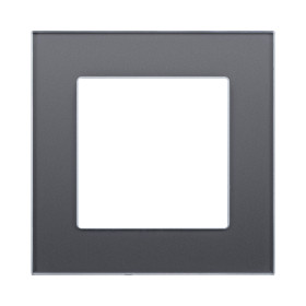 Рамка 1-постовая, стекло серый Kollinger Asthetik AS1GY