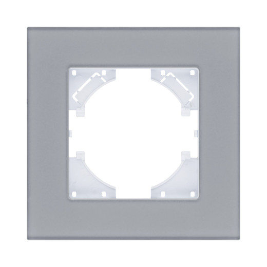 Рамка 1-постовая, стекло серый Kollinger Reflex MG RM1GY