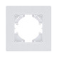 Рамка 1-постовая, белый Kollinger Eleganz Plex EP1WH