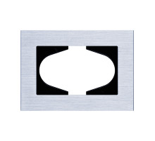 Рамка для двойной розетки, серебро Kollinger Reflex AL RA120SR