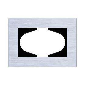 Рамка для двойной розетки, серебро Kollinger Reflex AL RA120SR