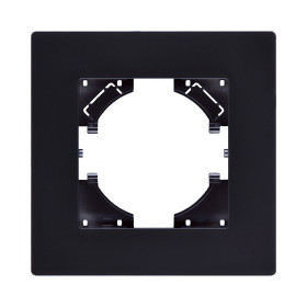 Рамка 1-постовая, черный Kollinger Aspekt AT1BK