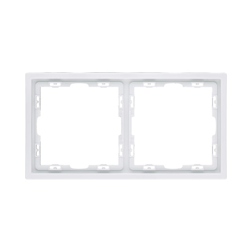 Рамка 2-постовая, белый матовый Kollinger Eclipse EC2WH