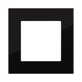 Рамка 1-постовая, стекло черный Kollinger Asthetik AS1BK