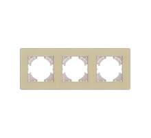 Рамка 3-постовая, золотой Kollinger Eleganz Acryl EA3GD