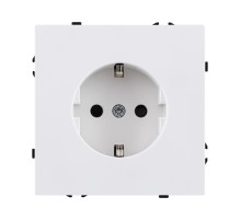 Розетка штепсельная SCHUKO 16A/250 В, белый матовый Kollinger Eclipse EC-014WH