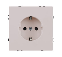 Розетка штепсельная SCHUKO 16A/250 В, кашемир матовый Kollinger Eclipse EC-014CM