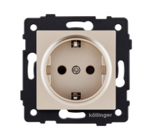 Розетка штепсельная SCHUKO 16A/250 В, золотой Kollinger REA-002GD для Aspekt, Eleganz, Reflex