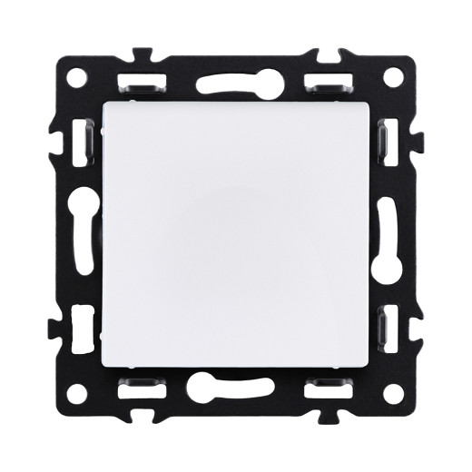 Розетка штепсельная SCHUKO 16A/250 В с крышкой, белый Kollinger Asthetik AS-015WH