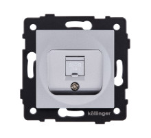 Розетка телефонная RJ11, серый Kollinger REA-009GY для Aspekt, Eleganz, Reflex