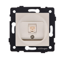 Розетка телефонная RJ11, золотой Kollinger REA-009GD для Aspekt, Eleganz, Reflex