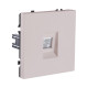 Розетка телефонная RJ11, кашемир матовый Kollinger Eclipse EC-019CM