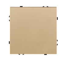 Выключатель кнопочный 1-клавишный 10А/250В, золотой Kollinger Eclipse EC-006GD