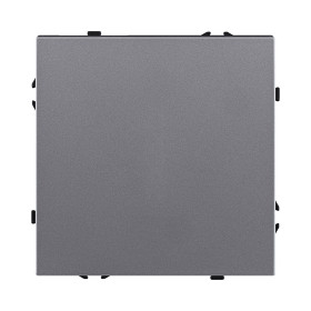 Выключатель 1-клавишный 10А/250В, серый Kollinger Eclipse EC-001GY