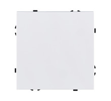 Выключатель кнопочный 1-клавишный 10А/250В, белый матовый Kollinger Eclipse EC-006WH