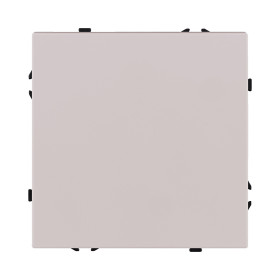 Выключатель 1-клавишный проходной 10А/250В, кашемир матовый Kollinger Eclipse EC-002CM