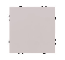 Выключатель кнопочный 1-клавишный 10А/250В, кашемир матовый Kollinger Eclipse EC-006CM