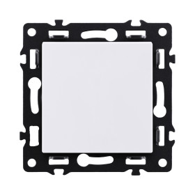 Выключатель 1-клавишный перекрестный 10А/250В, белый Kollinger Asthetik AS-003WH