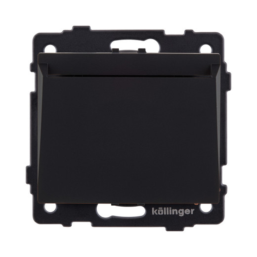 Карточный выключатель механический, черный матовый Kollinger REA-041BM для Aspekt, Eleganz, Reflex