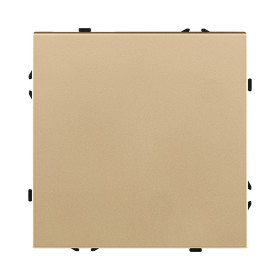 Выключатель 1-клавишный 10А/250В, золотой Kollinger Eclipse EC-001GD