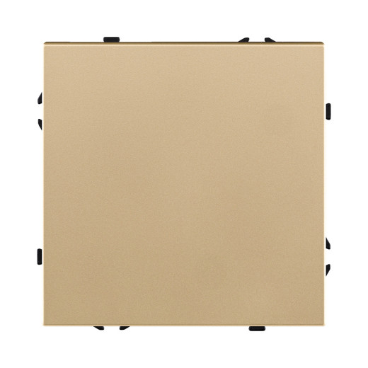 Выключатель 1-клавишный 10А/250В, золотой Kollinger Eclipse EC-001GD