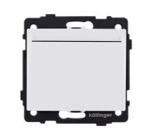 Карточный выключатель механический, белый матовый Kollinger REA-041WM для Aspekt, Eleganz, Reflex