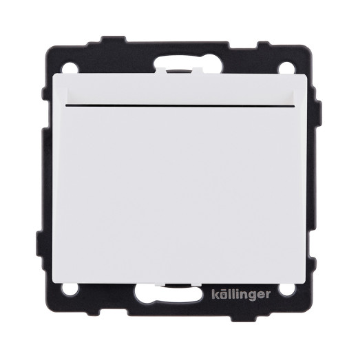 Карточный выключатель механический, белый матовый Kollinger REA-041WM для Aspekt, Eleganz, Reflex