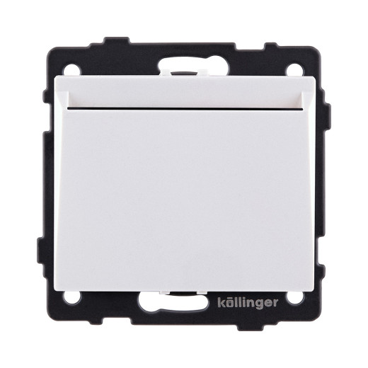 Карточный выключатель механический, белый Kollinger REA-041WH для Aspekt, Eleganz, Reflex