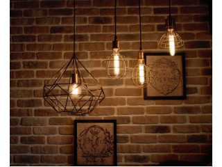 Лампочки Эдисона в интерьере