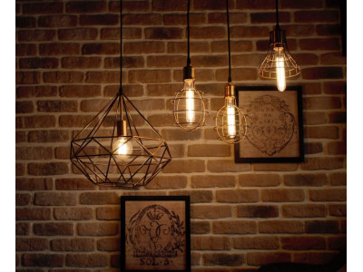 Лампочки Эдисона в интерьере