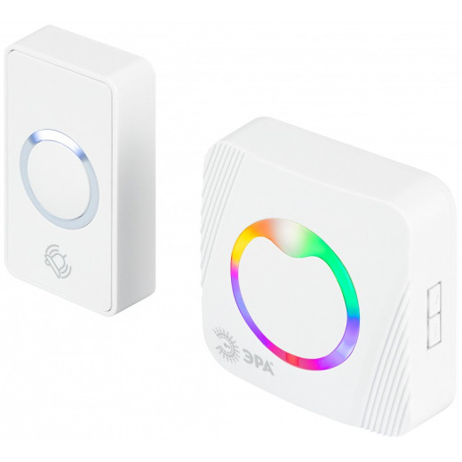 Звонок беспроводной Эра POLYCOLOR AG-M017F15 (DC) White Era