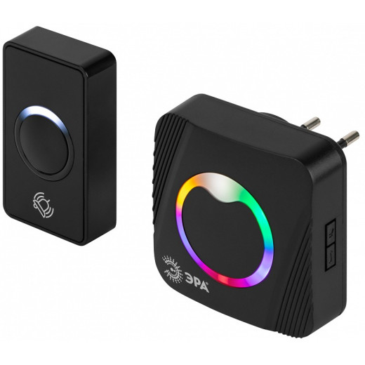 Звонок беспроводной Эра POLYCOLOR AG-M017F15 (AC) Black Era