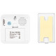 Звонок беспроводной Эра POLYCOLOR AG-M017F15 (DC) White Era