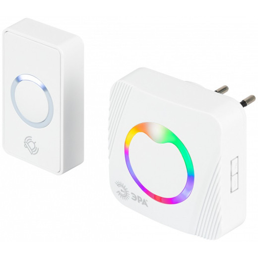 Звонок беспроводной Эра POLYCOLOR AG-M017F15 (AC) White Era