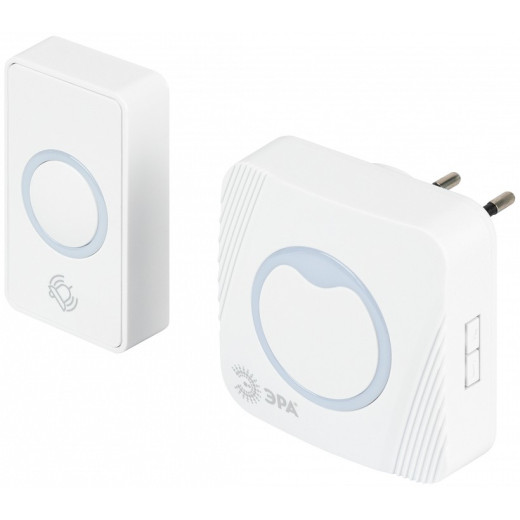 Звонок беспроводной Эра POLYCOLOR AG-M017F15 (AC) White Era