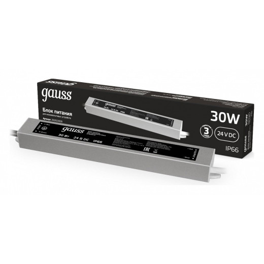 Блок питания с проводом Gauss  202022030