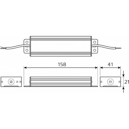 Блок питания с проводом Gauss  BT523