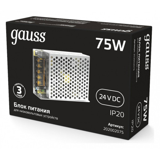 Блок питания Gauss  202002075