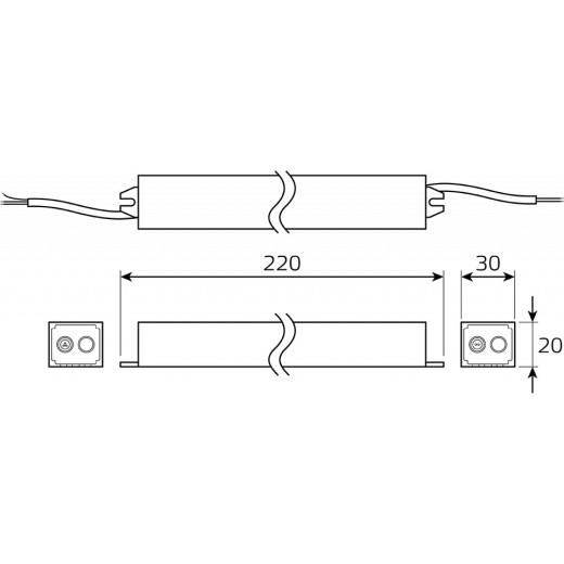 Блок питания с проводом Gauss  BT522