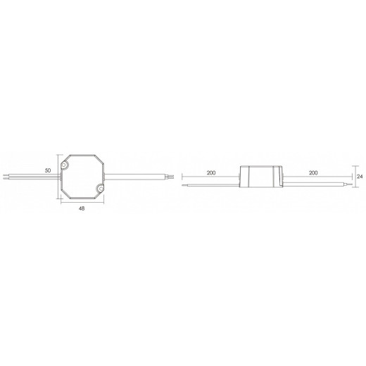 Блок питания с проводом Deko-Light LED FLAT 862229