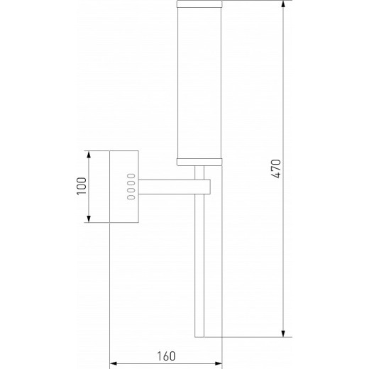 Бра Eurosvet Stark 50387 LED латунь