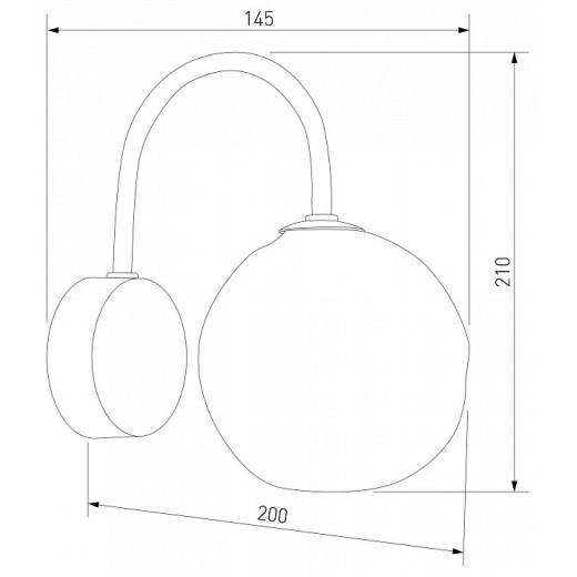 Бра TK Lighting Lava Sabia 11152