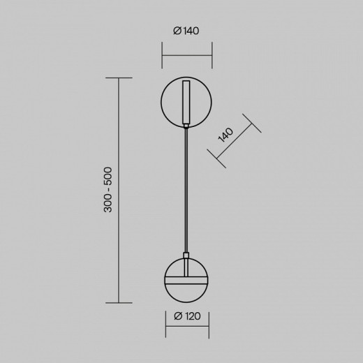 Бра Maytoni Area MOD295WL-L12BBS3K