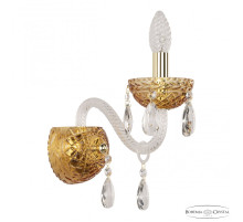 Бра Bohemia Ivele Crystal 5417 5417B/1/165 G Amber/M-1F