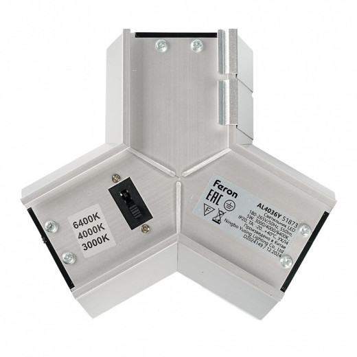 Соединитель угловой Y-образный накладной Feron AL4036Y 51873